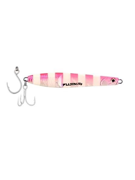 Fujin Jigeer 28gr 102mm Kaşık Yem Mt02 Pink Zebra Glow