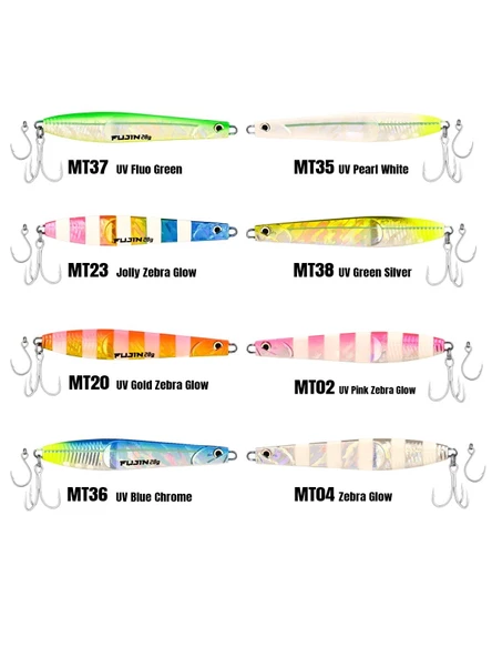 Fujin Jigeer 28gr 102mm Kaşık Yem Mt20 Gold Pink Zebra Glow - 2