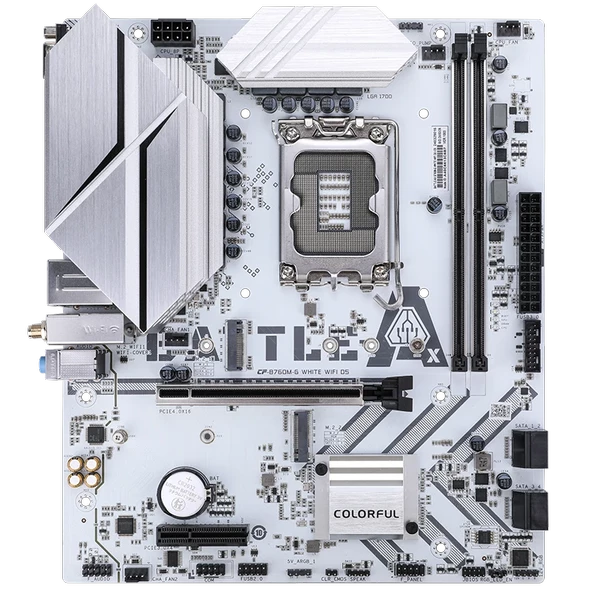 COLORFUL BATTLE-AX B760M-G WHITE WIFI V20 DDR5 - 5