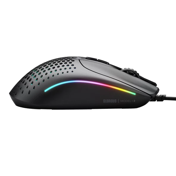 Glorious Model I 2 66 Gram 9 Düğmeli Kablolu Oyuncu Mouse Siyah - 4