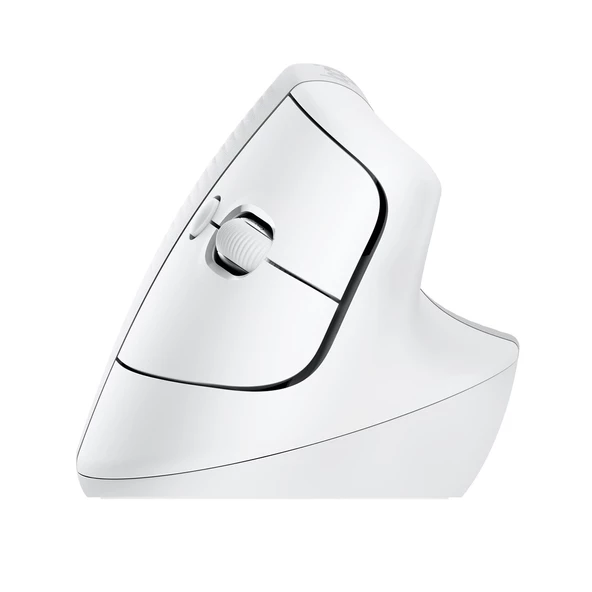 LOGİTECH LİFT SESSİZ KABLOSUZ ERGONOMİK DİKEY MOUSE BEYAZ 910-006475 - Resim 3