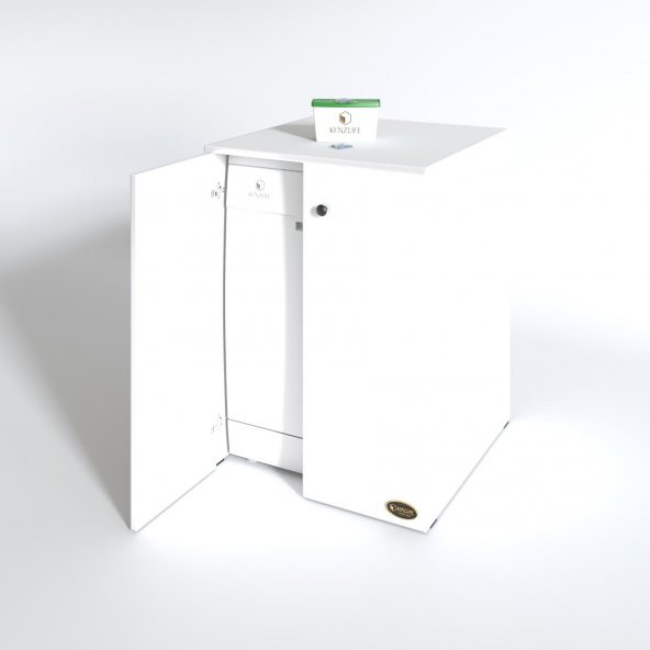 Kenzlife bulaşık&çamaşır&kurutma makinesi dolabı kapaklı nurten byz 90*70*60 banyo ofis - 2