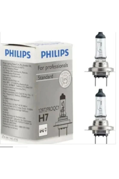 Philips H7 Far Ampulü 12V 55W 12972Proqc1 (2 adet ) ürün görseli