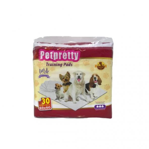 Pet Pretty Lavantalı Çiş Pedi 30 Adet 60x90cm