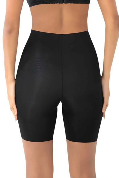 Kadın Dikişsiz İnceltici ve Toparlayıcı Lazer Kesim Paçalı Korse 3'lü Set - Resim 4