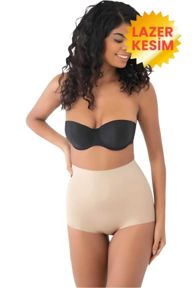 Kadın Lazer Kesim  İnceltici ve Toparlayıcı  Slip Külot Korse ürün görseli 1