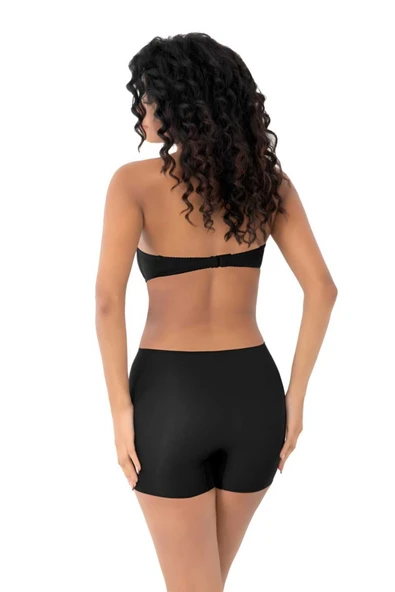 Kadın Lazer Kesim İnceltici ve Toparlayıcı Yüksek Bel Boxer Korse - Resim 5