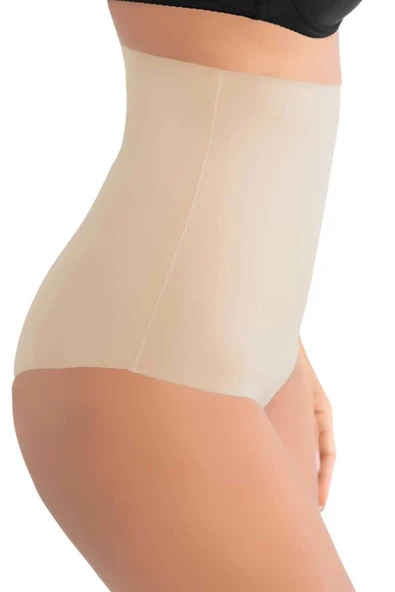 Kadın Lazer Kesim  İnceltici ve Toparlayıcı Yüksek Bel Slip Korse 3'lü Set - Resim 8