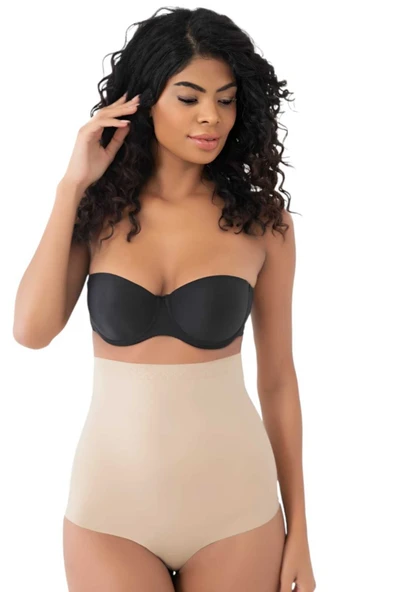 Kadın Lazer Kesim  İnceltici ve Toparlayıcı Yüksek Bel Slip Korse 3'lü Set - Resim 4