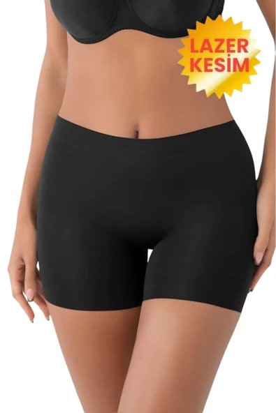 Kadın Lazer Kesim İnceltici ve Toparlayıcı Yüksek Bel Boxer Korse 3'lü Set - 6