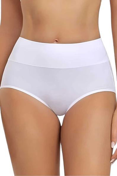 Kadın Dikişsiz Karın Toparlayıcı Slip Külot Korse 3'lü Set - 3