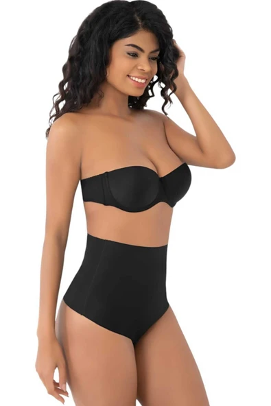 Kadın Lazer Kesim İnceltici ve Toparlayıcı String Korse 3'lü Set - 8
