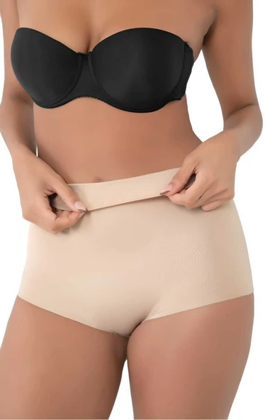 Kadın Lazer Kesim  İnceltici ve Toparlayıcı  Slip Külot Korse - Resim 8