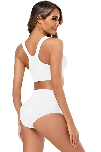 Kadın Dikişsiz Karın Toparlayıcı Slip Külot Korse 3'lü Set - 8