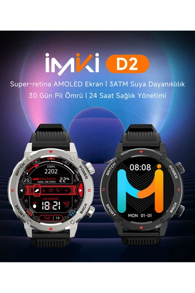 İMİKİ D2 SMART WATCH