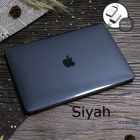 Macbook Pro Kılıf 15 inç Kristal (Touchbarlı 15" Pro) A1707 A1990 ile Uyumlu - 6