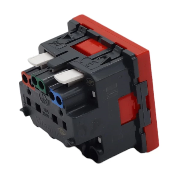 LEGRAND UPS PRİZİ 45X45 TEKLİ SİSTEM ARMADA RED (10'LU PAKET ) - 6