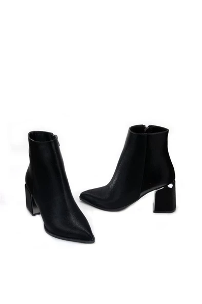 Papuçcity Dnz 03029 Kadın 7,5 Cm Topuklu Bot - 11