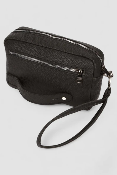 Lederax Suni Deri Erkek Clutch, Kozmetik, Seyahat ve El Çantası LD508 - 5