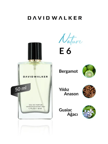 David Walker SMITH E6 Exculisive 50ML Erkek Parfüm | Woody-Fresh ürün görseli 1