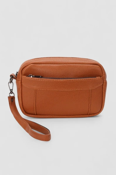 Lederax Suni Deri Erkek Clutch, Kozmetik, Seyahat ve El Çantası LD508 - 10