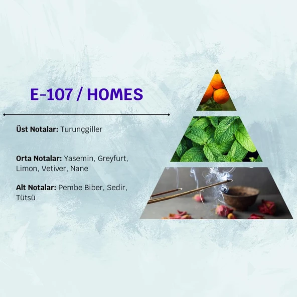 David Walker HOMES E107 50ML Odunsu  Erkek Parfüm - Resim 3