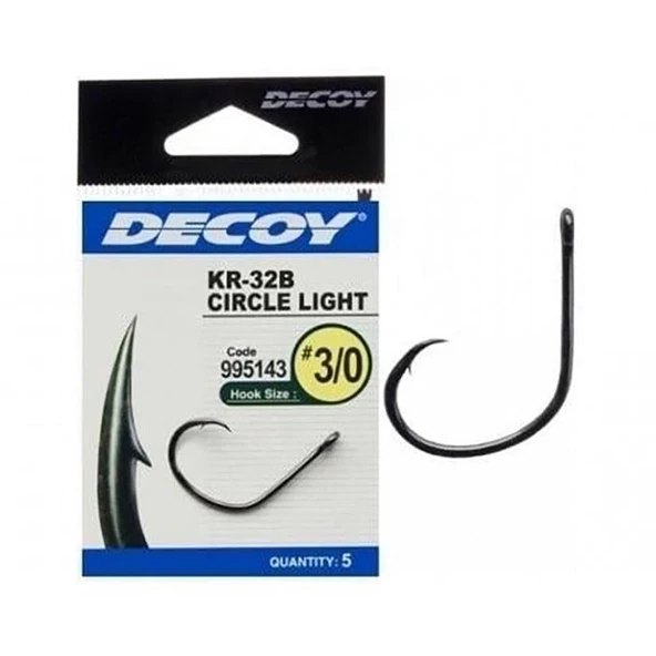 DECOY KR-32B Circle Light Black Nickel Olta İğnesi