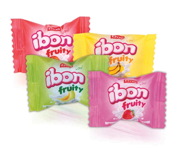 Elvan Ibon Sütlü Meyveli Şeker 1 kg Kutu - 3
