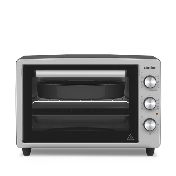 Simfer 3426 İnox Gri 34 Litre Statik Midi/Mini Fırın - 9