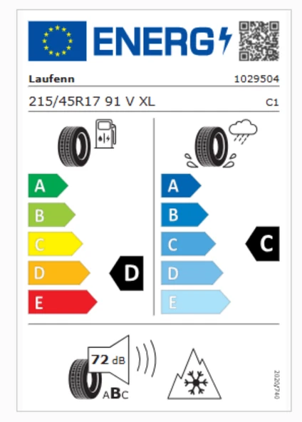 Laufenn i Fit+ LW31 215/45R17 91V XL M+S 3PMSF Oto Kış Lastiği (Üretim Yılı: 2024) - Resim 3