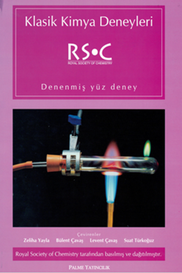 Klasik Kimya Deneyleri Rsc Palme Yayınevi