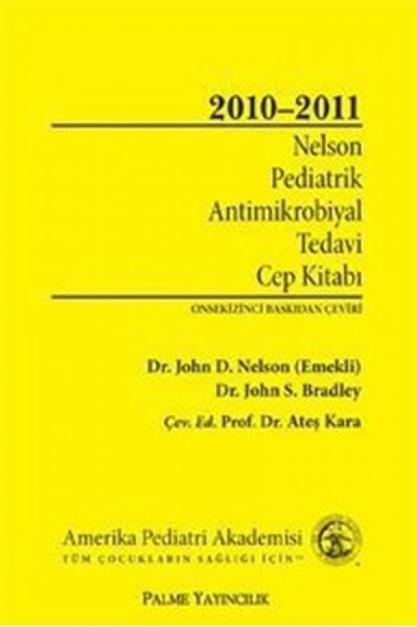 Nelson Pediatrik Antimikrobiyal Tedavi Cep Kitabı - Palme