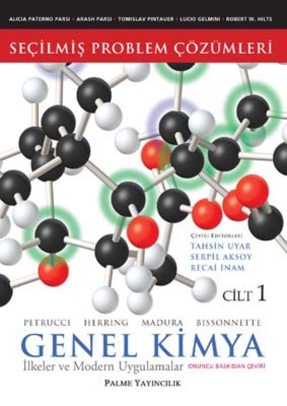 Genel Kimya 1.cilt Problem Çözümleri Palme Yayınevi