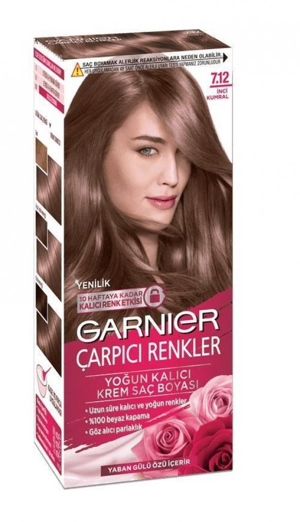 Garnıer Çarpıcı Renkler Saç Boyası 7.12 İnci Kumral