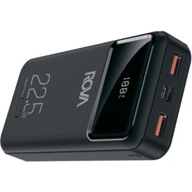 Rova PWS609 20000 Mah 22.5W Dijital Göstergeli Powerbank - KVK Teknik Servis Garantili - 2