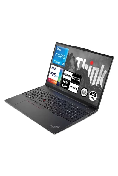Lenovo ThinkPad E16 Gen 1 Intel Core i5-1335U 16GB 512 GB SSD 16" WUXGA Windows 11 Pro Taşınabilir Bilgisayar 21JQS1TTZX017 - 8