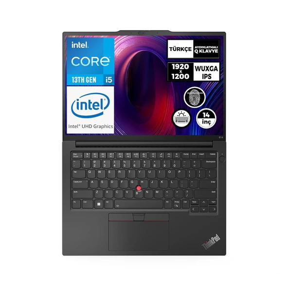 Lenovo ThinkPad E14 Gen 5 Intel Core i5-1335U 16GB 512GB SSD 14" WUXGA Windows 11 Pro Taşınabilir Bilgisayar 21JLS20MTX 015 - 4