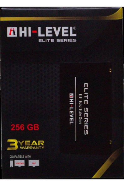 HI-LEVEL 256GB 2.5" SATA3 SSD (560MB-540MB/s) HLV-SSD30ELT/256G - 8