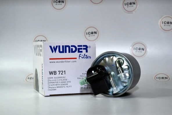 ICON GROUP - Mercedes A - B - C - E - M - R - S Klasse - CLA 200 CDi - Viano Yakıt Filtresi - WB 721 - Resim 2