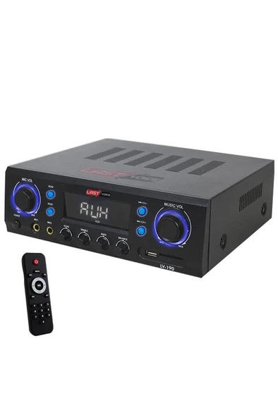 Lastvoice Lv-190 Stereo Mikser Anfi 2x200 Watt Usb Mp3 240V - Resim 2