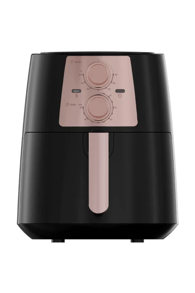 Luxell 5,5 Lt Fastfryer (ROSE-BLACK) (LX-FC5638)