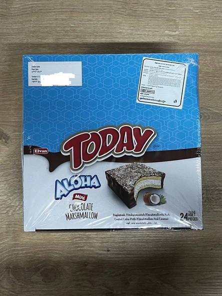 Aloha Mini Hindistan Cevizli Marshmallowlu 20 Gr. 24 Adet (1 Kutu) - Resim 5