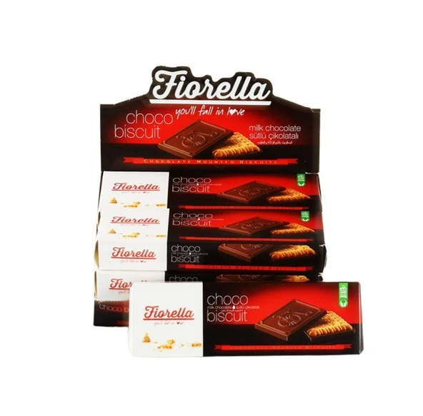 Fiorella Chocobiscuit Sütlü Çikolatalı Bisküvi 102 Gr. 6 Adet (1 Kutu) ürün görseli