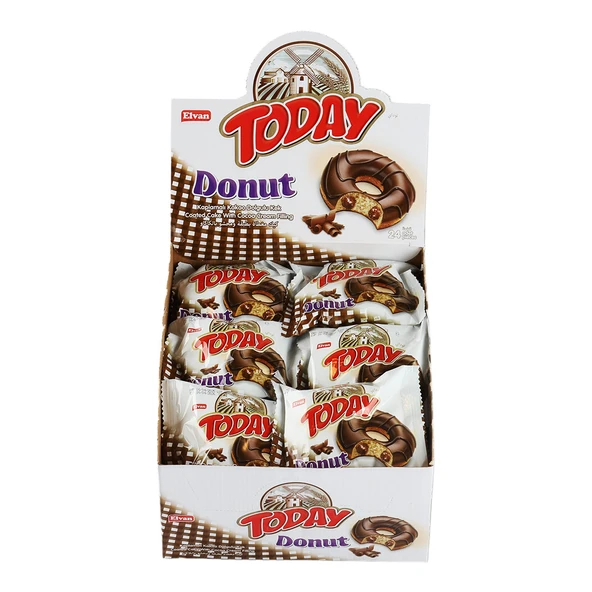 Today Donut Kek Kakaolu 35 Gr. 24 Adet (1 Kutu) - 3