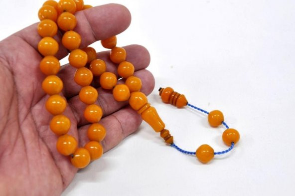 Tesbihci Dayı Sıkma Kehribar Tesbih (khr-10591) - 3