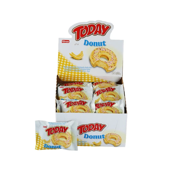 Today Donut Kek Muzlu 35 Gr. 24 Adet (1 Kutu) ürün görseli