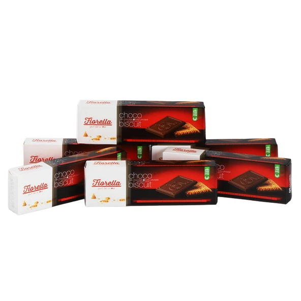 Fiorella Chocobiscuit Sütlü Çikolatalı Bisküvi 102 Gr. 6 Adet (1 Kutu) - Resim 3