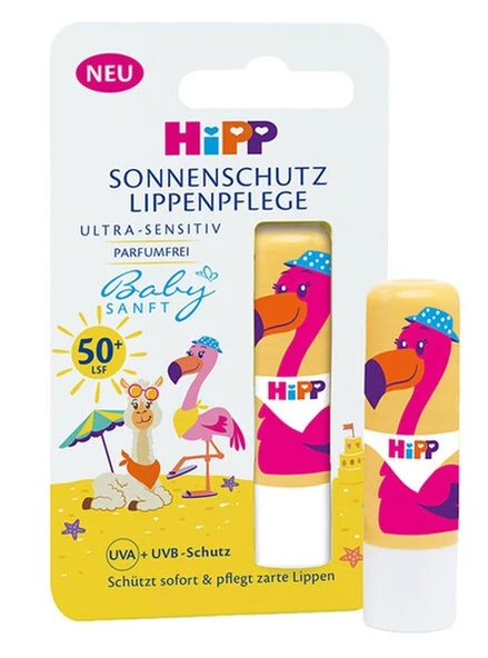 Hipp Babysanft Güneş Koruyucu Dudak Nemlendiricisi Ultra Sensıtıv 4.8GR (Sarı-Pembe) ürün görseli