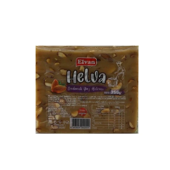 Elvan Bademli Yaz Helvası 350 Gr. (1 Paket) ürün görseli 1