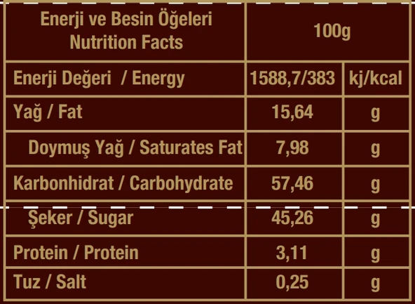 Elvan Power XL Bar 40 Gr. 24 Adet (1 Kutu) - 5